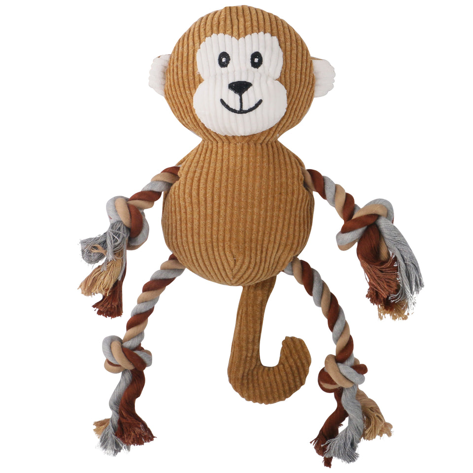 D KING Rope Plush Dog Toy