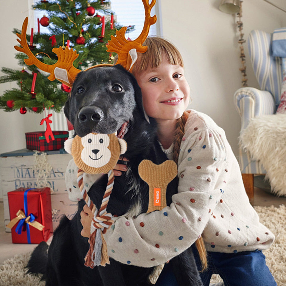 DKING Plush Dog Rope Toys