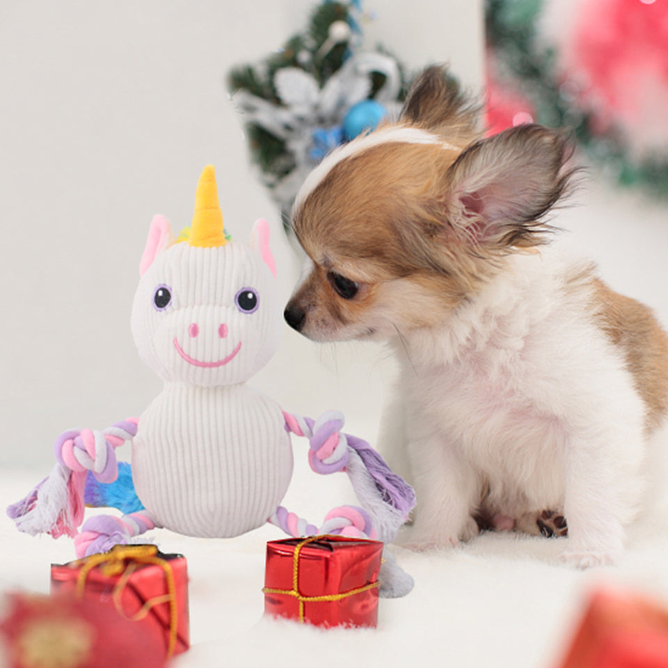 D KING Rope Plush Dog Toy