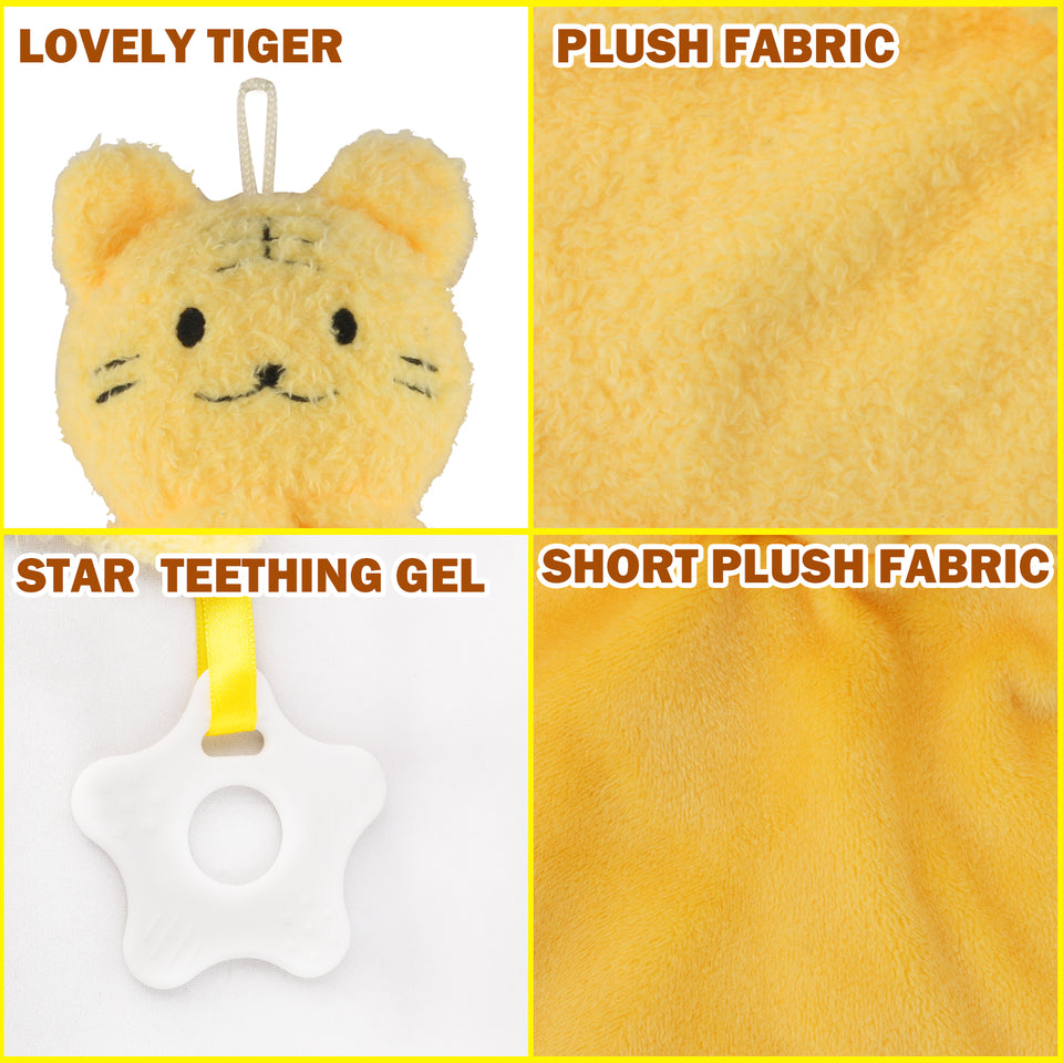 D KING 2 Pack Soft Stuffed Dog Toy, Puppy Toy Sleep Buddy,Plush Dog Toy,Dog Birthday Toy for Small Medium Dogs