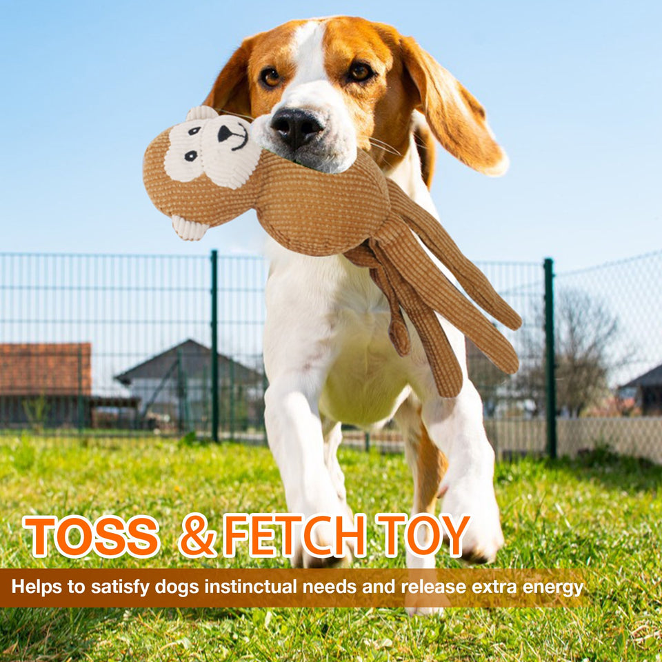 D KING Octopus Claw Squeaky Dog Toy