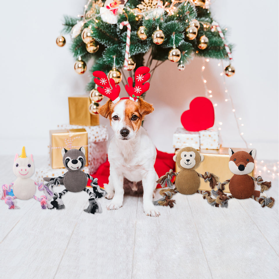 D KING Rope Plush Dog Toy