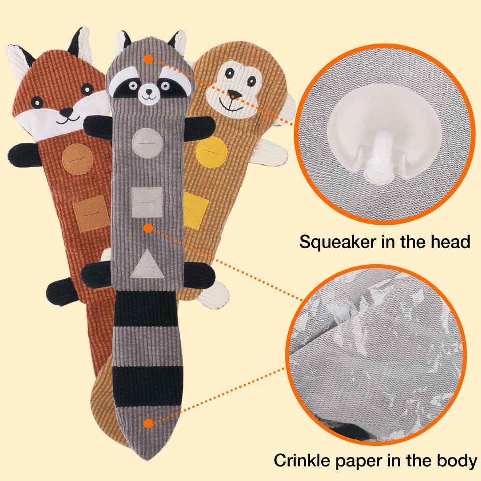 D KING Snuffle Puppy Toys (No Stuffing)