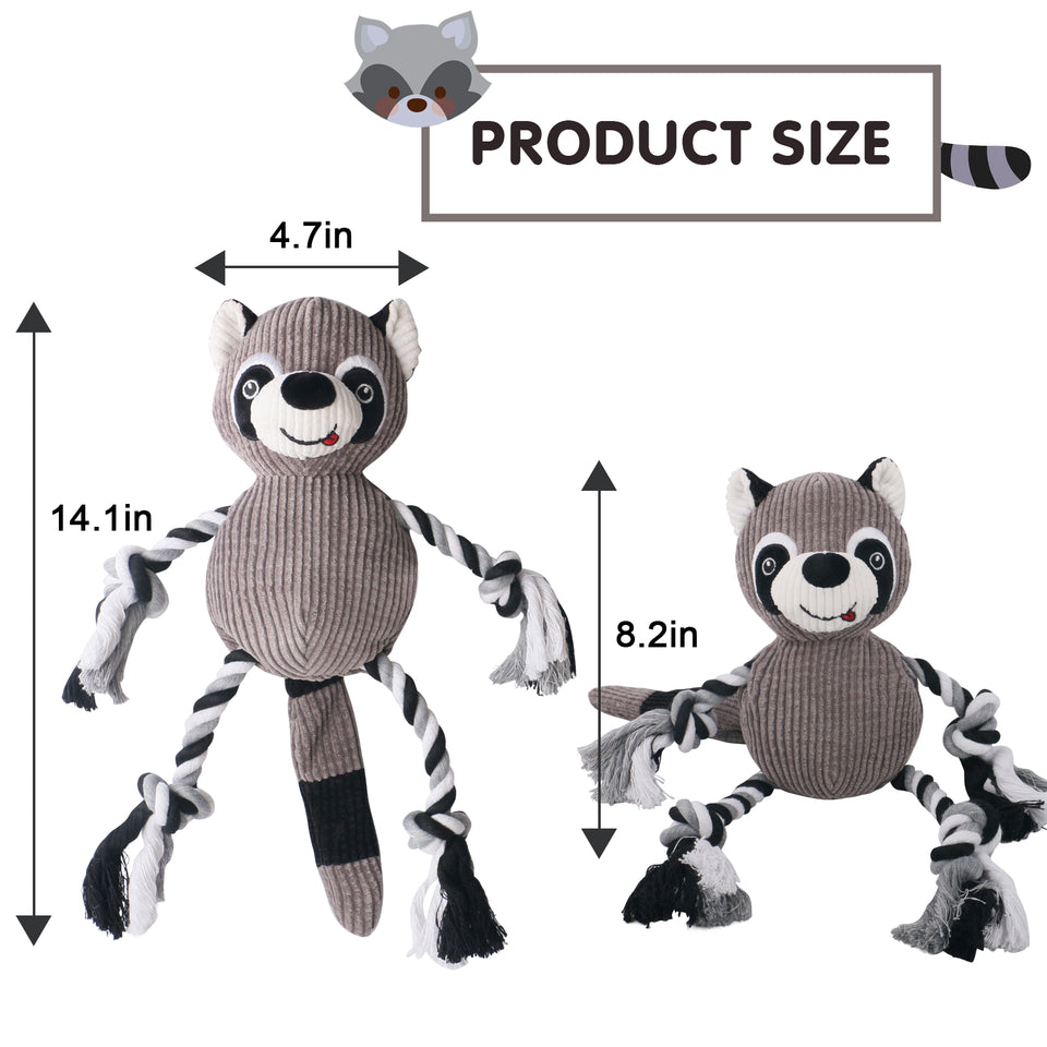 D KING Rope Plush Dog Toy