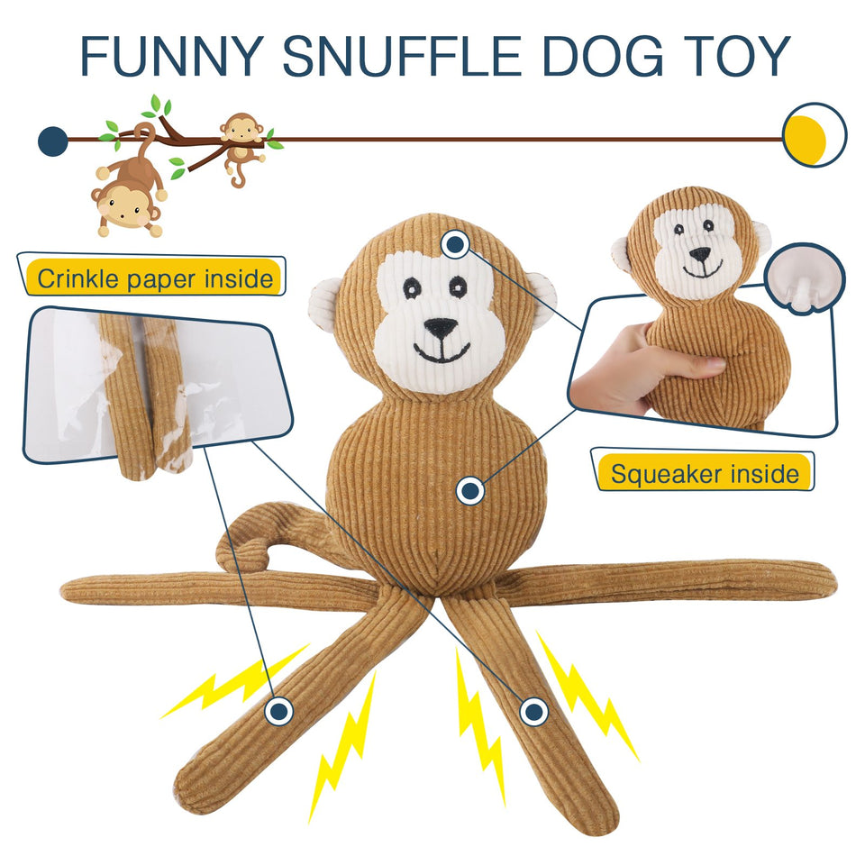 D KING Octopus Claw Squeaky Dog Toy