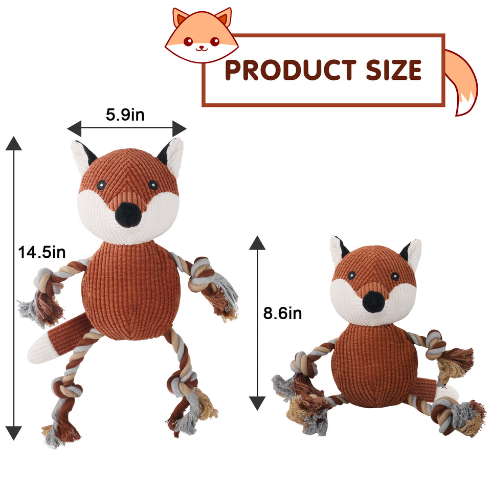 D KING Rope Plush Dog Toy