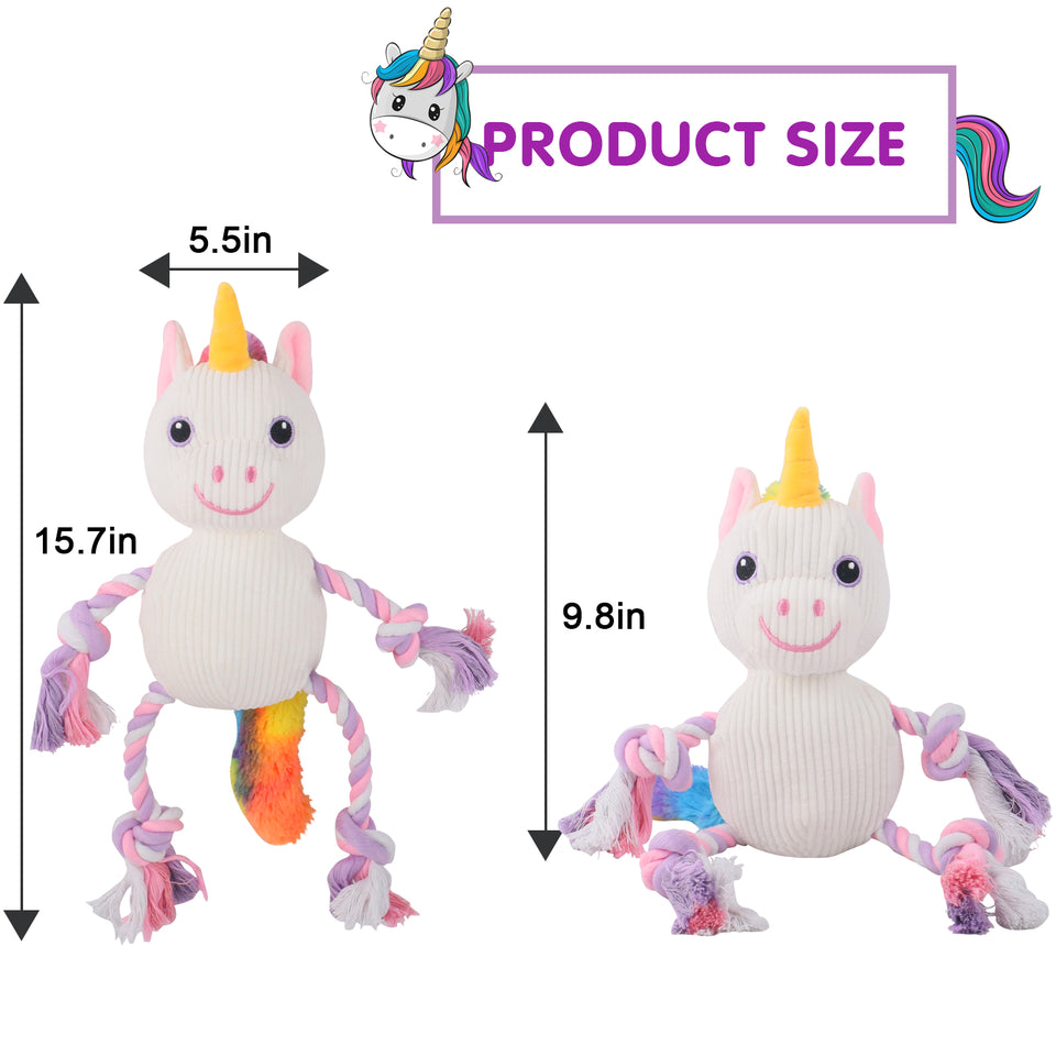 D KING Rope Plush Dog Toy