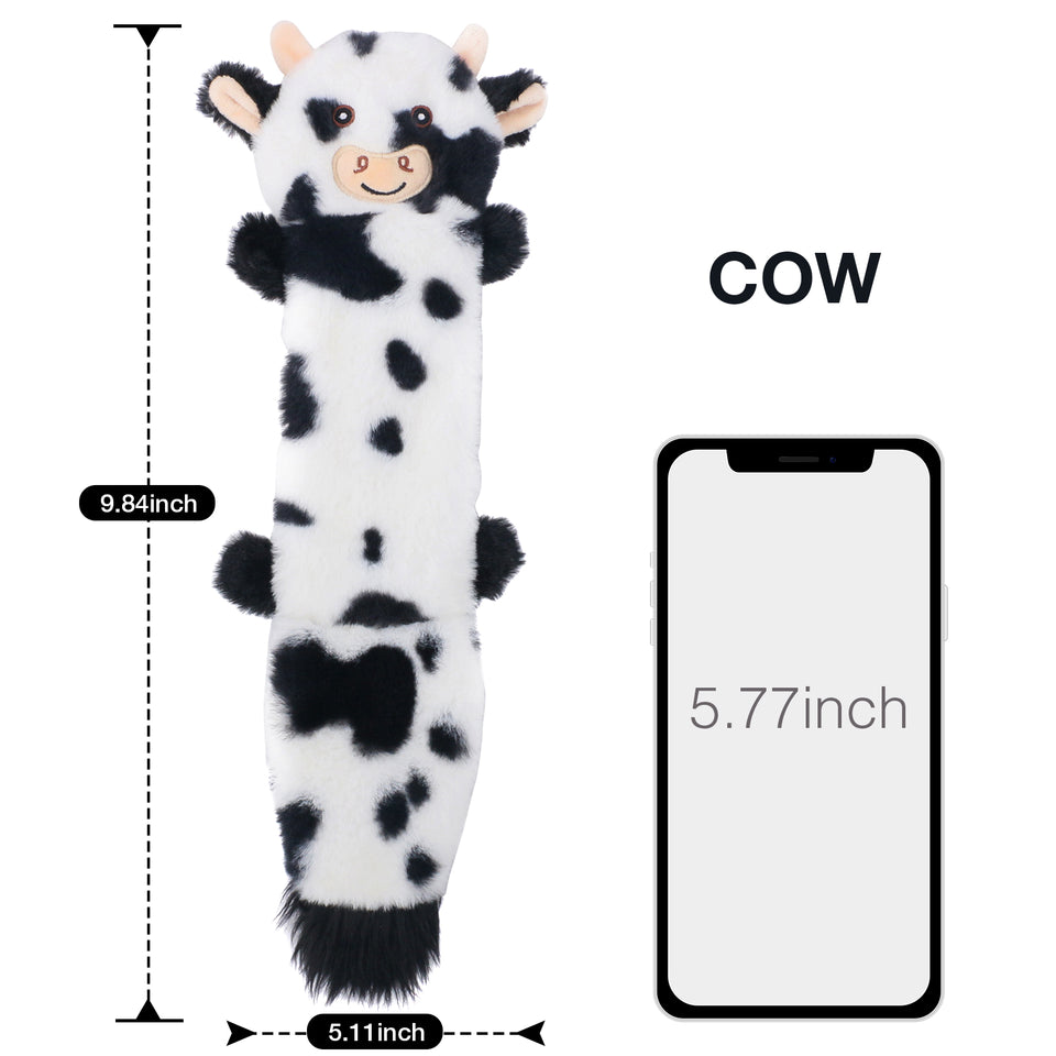 D KING Crinkle Squeaky Puppy Toys (No Stuffing)