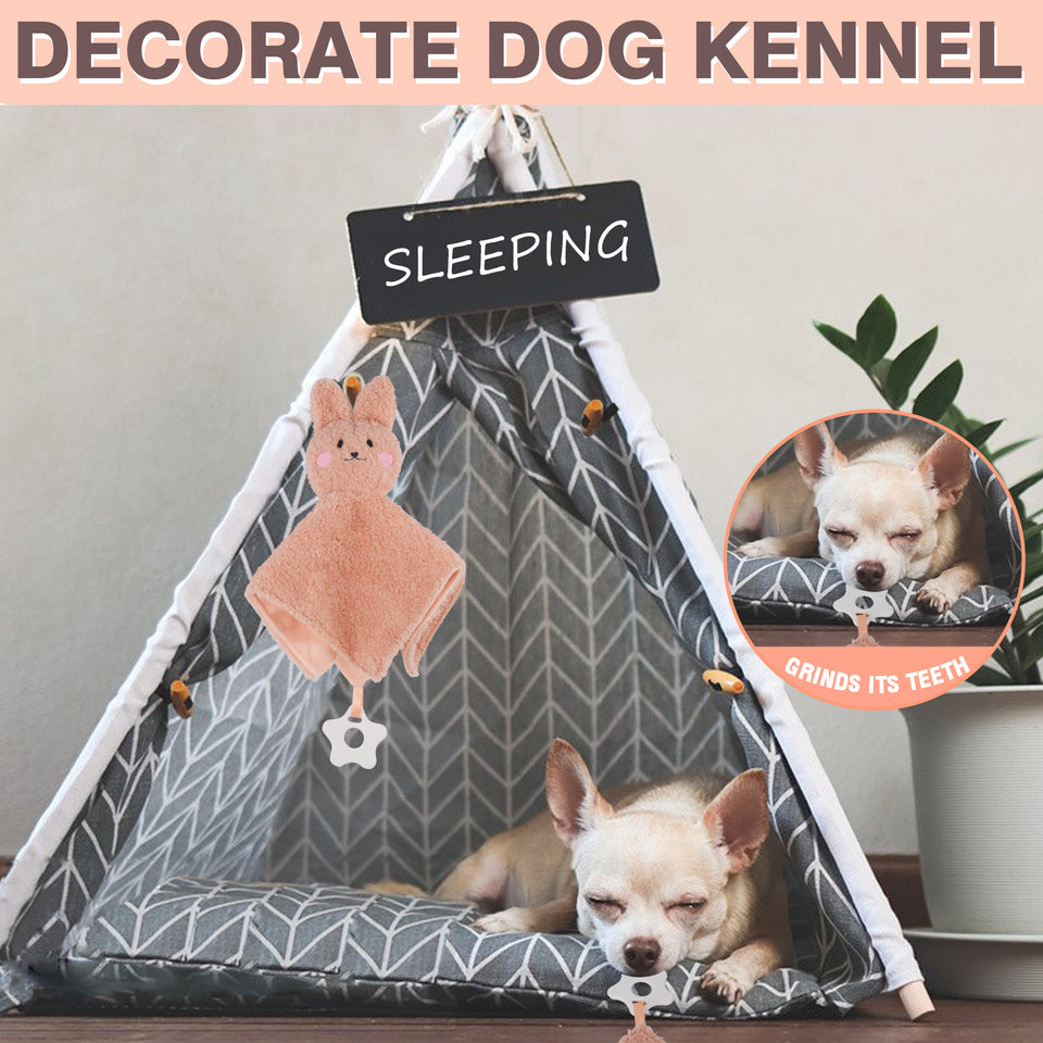 D KING 2 Pack Soft Stuffed Dog Toy, Puppy Toy Sleep Buddy,Plush Dog Toy,Dog Birthday Toy for Small Medium Dogs