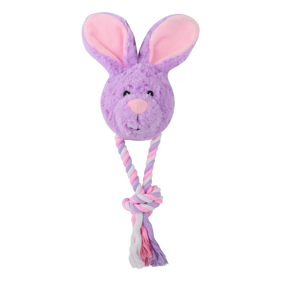 DKING Plush Dog Rope Toys,Cute Easter Puppy Toy