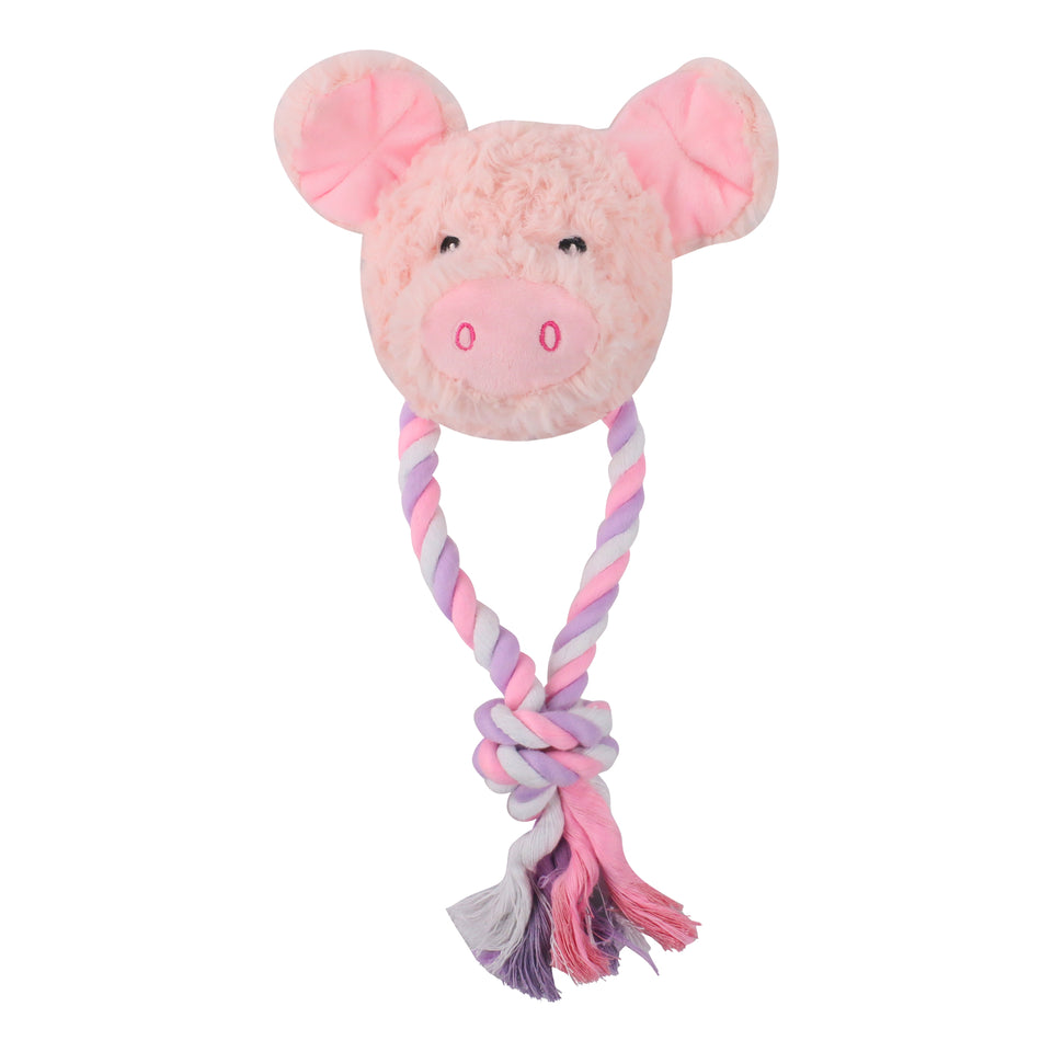 DKING Plush Dog Rope Toys,Cute Easter Puppy Toy